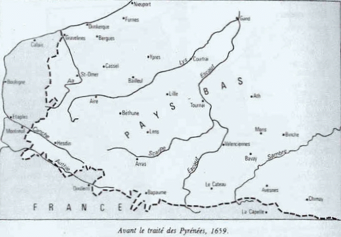 Frontière avant 1569